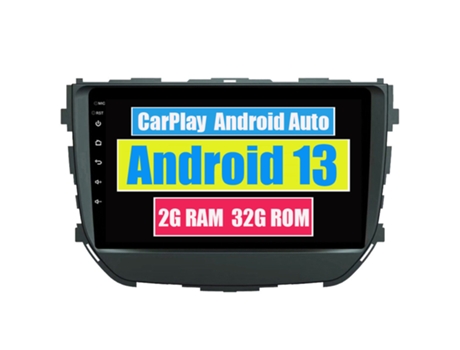 Autoradio Multimedia ROVERONE para Suzuki Vitara Brezza 2016 - 2019 CarPlay Android Coche Radio Bluetooth Navegación