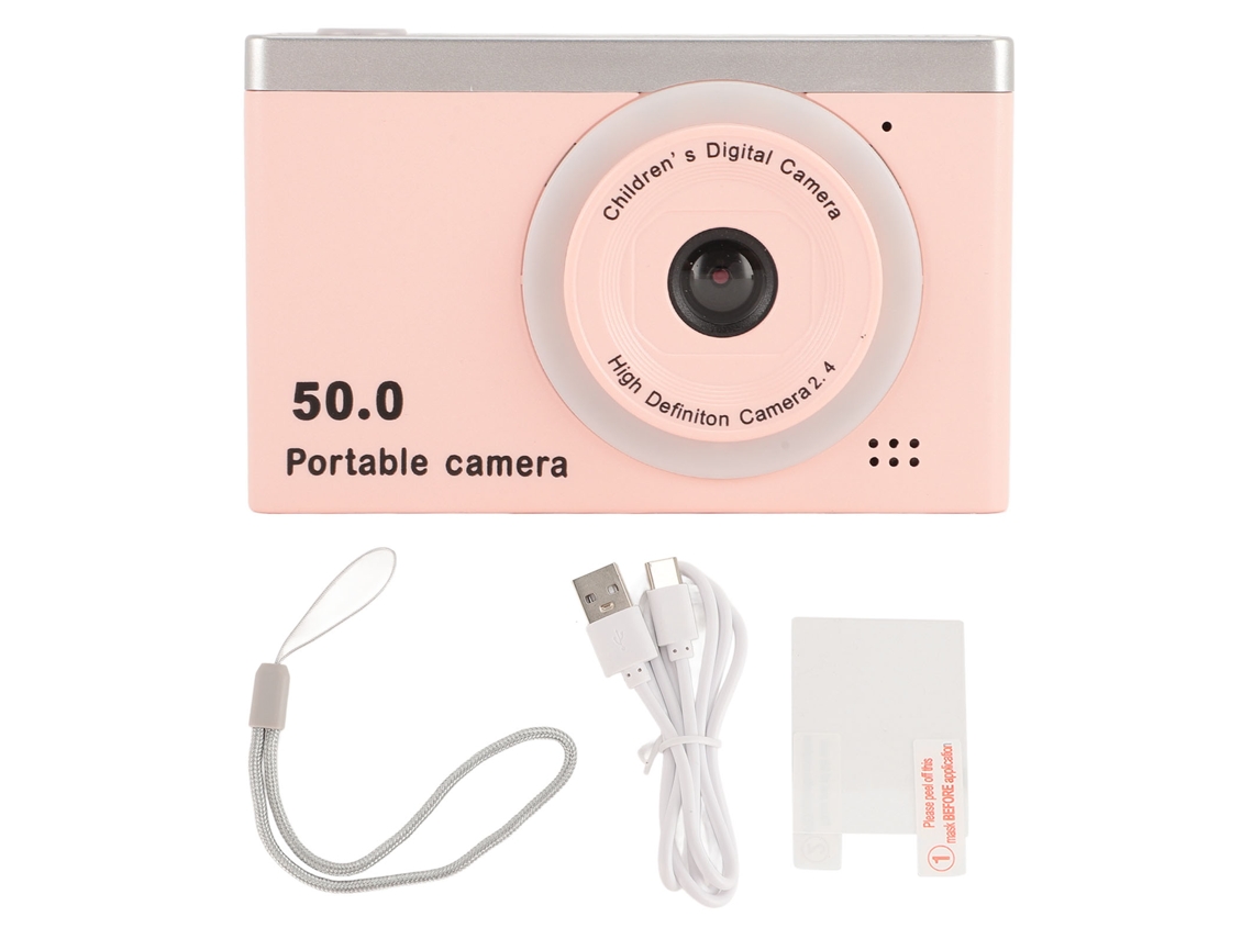 Cámara Digital Compacta Selfie Con Doble Lente Y Grabación De Vídeo 1080p