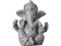Pieza Decorativa ZEN'LIGHT Ganesh (Gris - 8x6x12 cm - Resina)