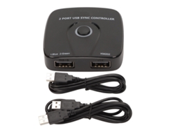 Comutador Usb 2 Em 1 Seletor Multifuncional Transmissão Estável Controlador Km Switch Sharing Switcher