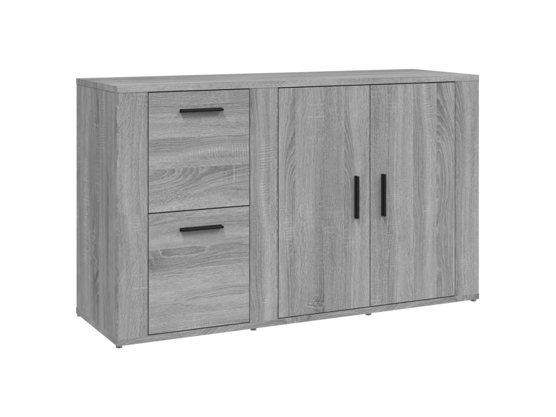 Maison Exclusive - Aparador De Madera Contrachapada Gris Sonoma 100x33x59,5 Cm