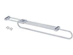 EMUCA Varilla de Trombón para Armario Autoextraíble - 300 - Aluminio pintado - Acero y Plástico