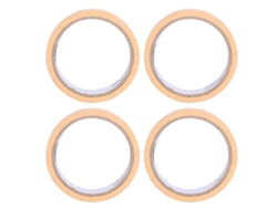 2026velora-4pcs Cinta Masking Beige 40mmx10m Adhesiva Para Pintura Coche Impresora 3d Diy