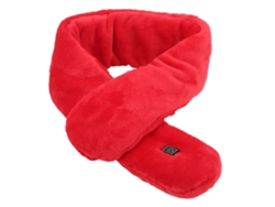Rebe-bufanda Calentada Eléctrica Usb Lavable Con Ajuste De Temperatura Para Mujeres Y Hombres Invierno Rojo