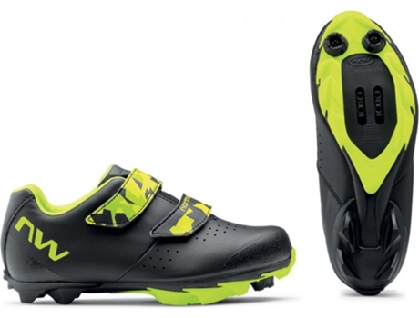 Zapatillas NORTHWAVE zapatilla origin junior amarillo fluo Negro de (S)