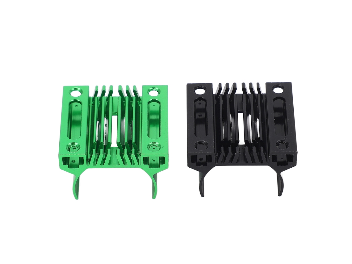 Dissipador De Calor Para Motor Elétrico 180 De Escova Alumínio Para Carro Rc Traxxas Trx4m 1/18 2pcs