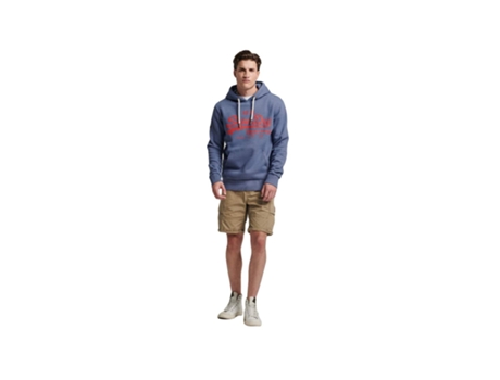 Sudadera SUPERDRY (M - Azul)