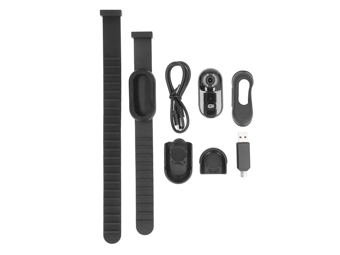 Cámara Para Collar De Mascota 1080p Hd Inalámbrica Deportiva Pequeña Grabadora Video Con Clip Posterior