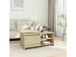 Mesa de Centro Apoyo 102X50X45 cm Madera Procesada Roble Sonoma