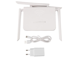Router Inalámbrico 4g Lte De 300 Mbps Con 4 Antenas, Ranura Para Tarjeta Sim Y Función De Punto De Acceso Para 32 Usuarios.