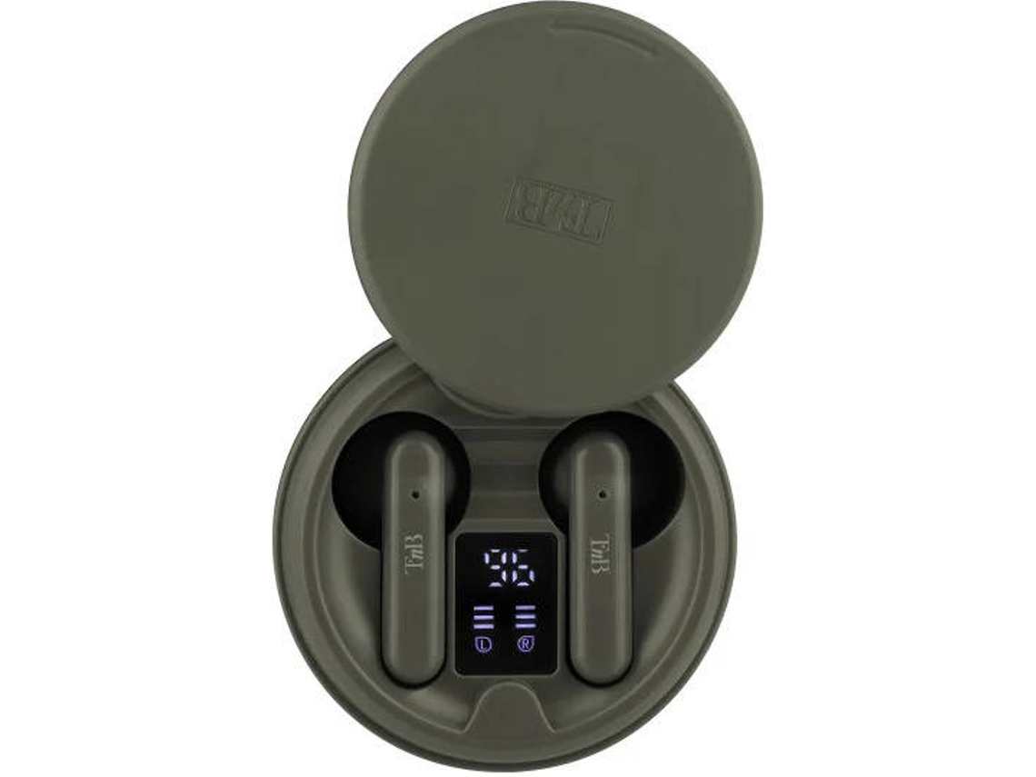 Auriculares Bluetooth True Wireless TNB SHINY 2 (In Ear - Micrófono - Verde)