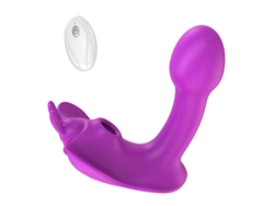 Vibrador De Succin Porttil Con Control Remoto Inalmbrico Para Mujeres (prpura)