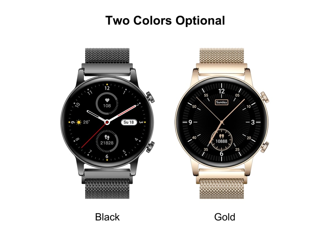 Reloj Inteligente Deportivo Femenino Mk30 Con Monitorización De Salud Por Llamada Bt Y Rastreador De Fitness