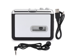 Reproductor de cintas estéreo (convertidor de cinta a MP3, USB 2.0)