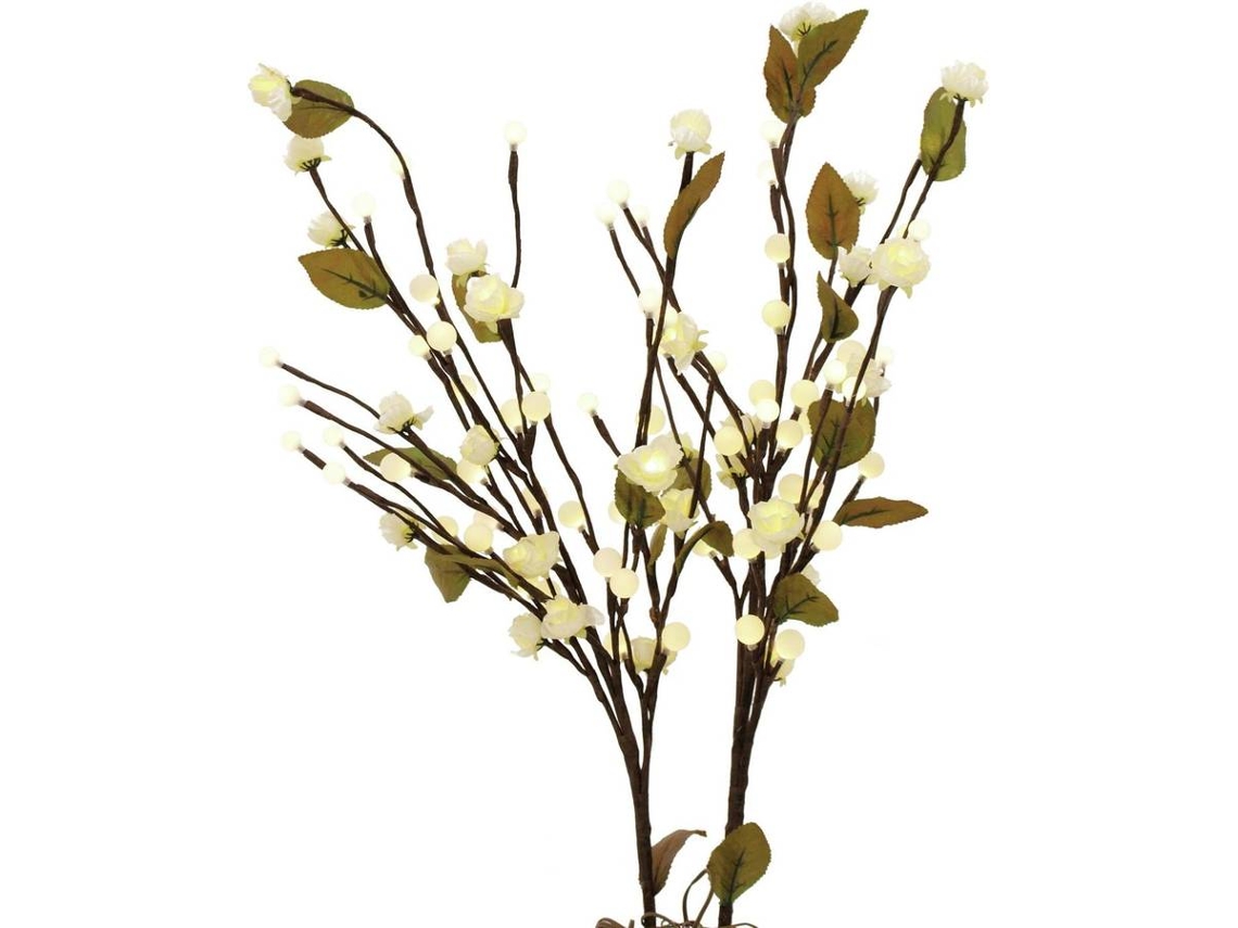 Planta Artificial EUROPALMS Camellia Bow (Blanco - 50 cm)