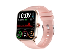 Reloj Inteligente Ny39 Negro Con Pantalla Hd De 1,83 Pulgadas,bluetooth,llamadas,monitoreo Del Sueño,reproducción De Música,ip68,resistente Al Agua.