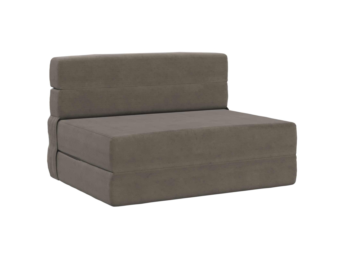 Sofá Cama Plegable Gris Claro 70 X 72 X 60 Cm Tela