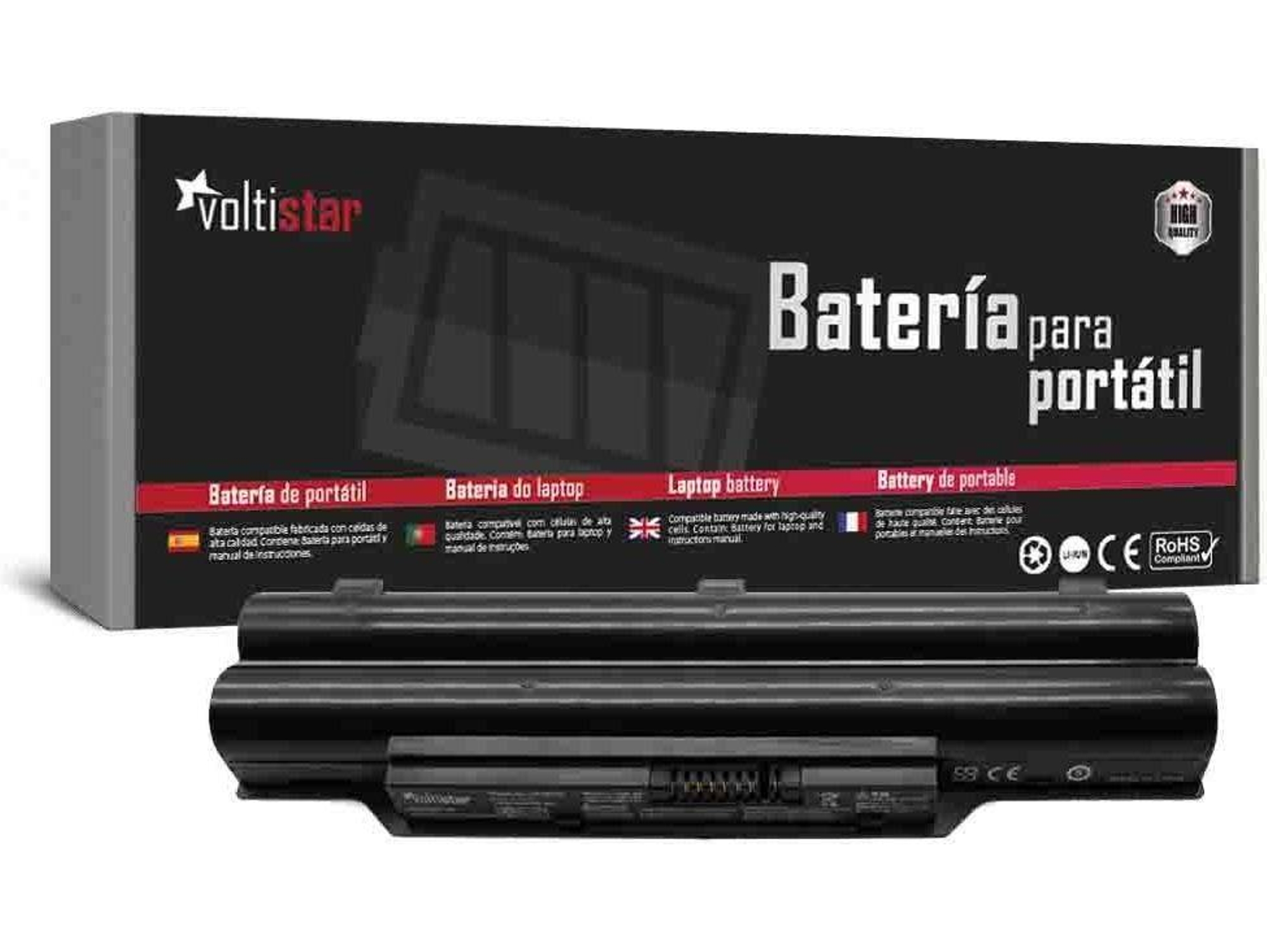 Batería para Portátil VOLTISTAR Fujitsu Lifebook A512 Ah512 A532