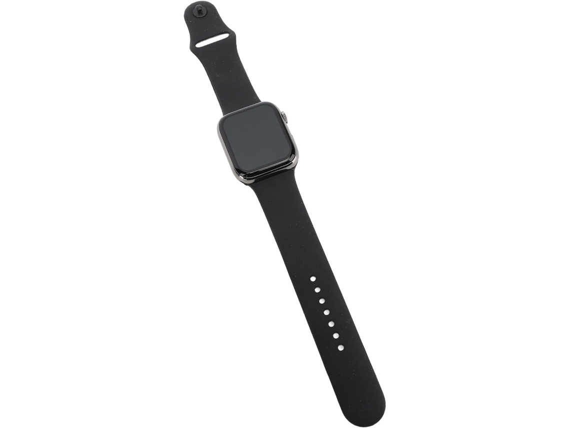 Reloj deportivo, monitor de actividad, recargable, notificaciones, podómetro, pantalla táctil IP65 Jortmrd (negro)