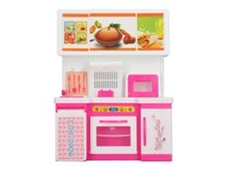 Brinquedo De Mesa De Cozinha Infantil Com Forno Abertura Reconhecimento Educativo De Utensílios