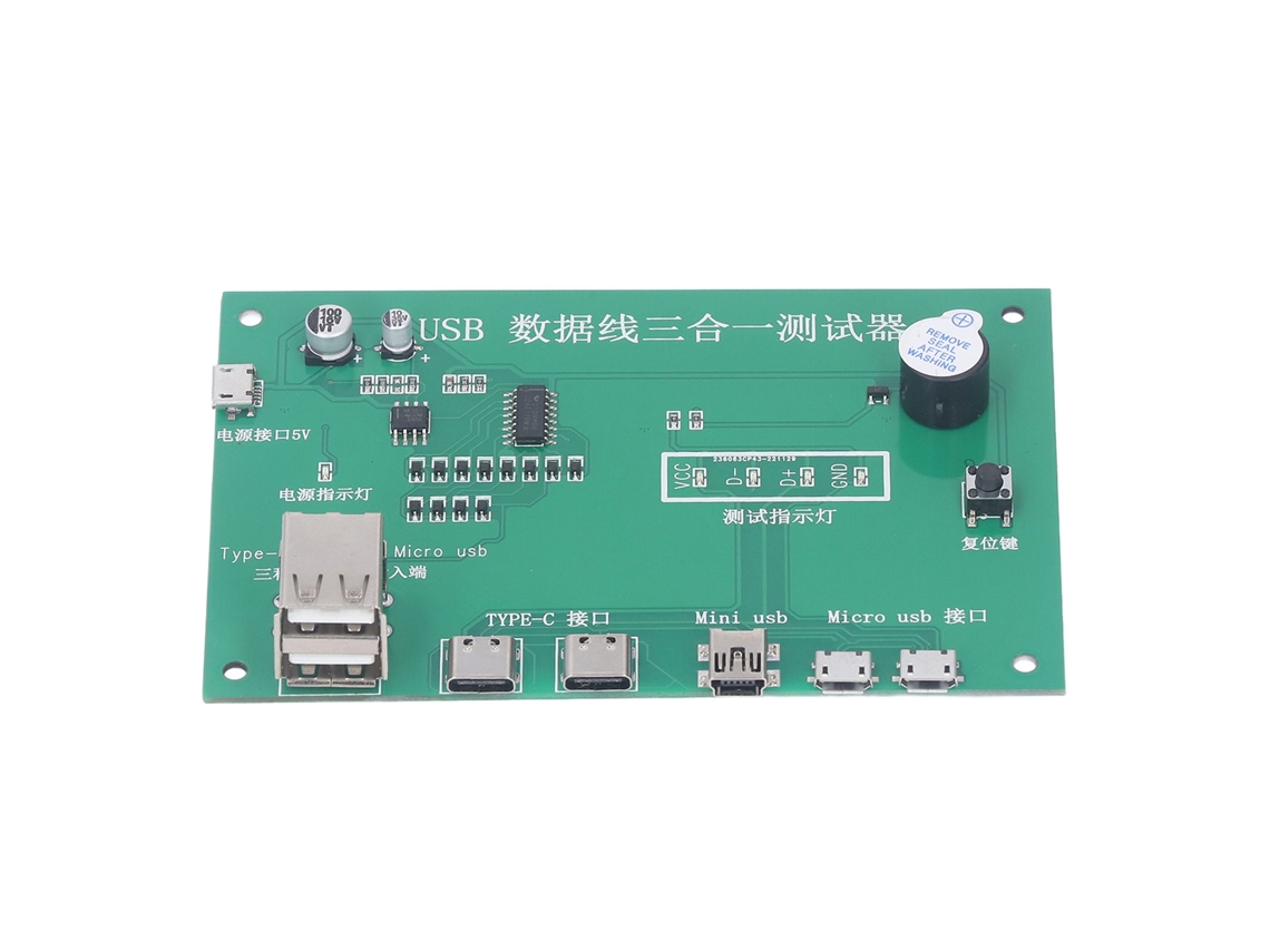 Probador De Cable Usb 3 En 1 Placa De Prueba Para Cortocircuito Y Circuito Abierto Mantenimiento