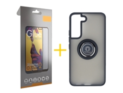 Conjunto de Protector de Pantalla Templado Full Gel Bumper para Samsung Galaxy S24 SKYHE Vidrio Templado (1un)