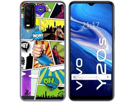 Carcasa Vivo Y20s / Y11s TUMUNDOSMARTPHONE Comic Multicolor