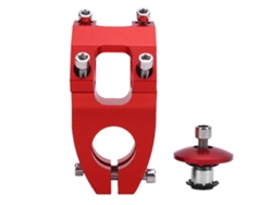 2026-tallo De Patinete 23.5mm Diámetro Aleación De Aluminio Universal Para Smartgyro Kukirin Red