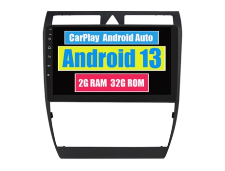 Autoradio Multimedia ROVERONE para Audi A6 C5 1997 - 2004 S6 2 1999 - 2004 RS6 1 2002 - 2006 CarPlay Android Coche Radio Bluetooth Navegación