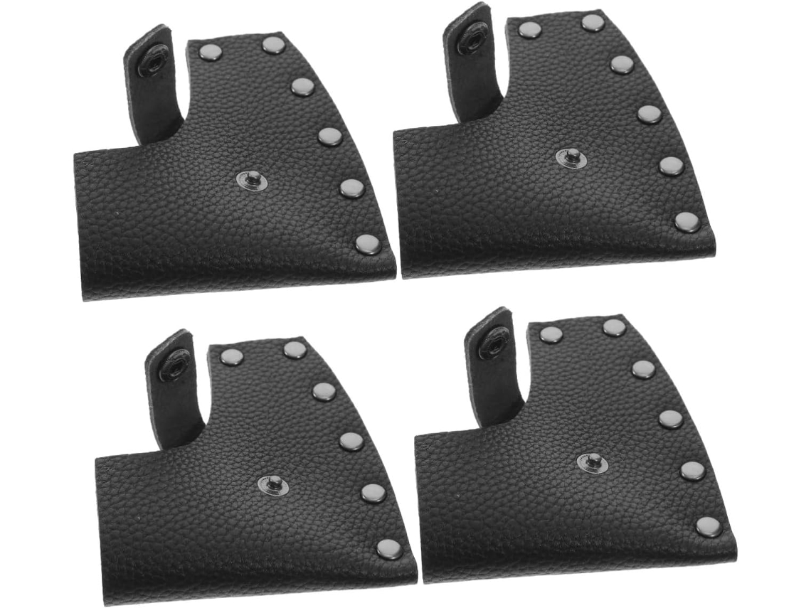 Estuche De Cuero De 4 Piezas Para Hacha: Accesorio Práctico Para Todas Las Actividades.