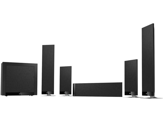 Altavoces Home Cinema KEF T205 Negro (Canales: 5.1 - 750 W)