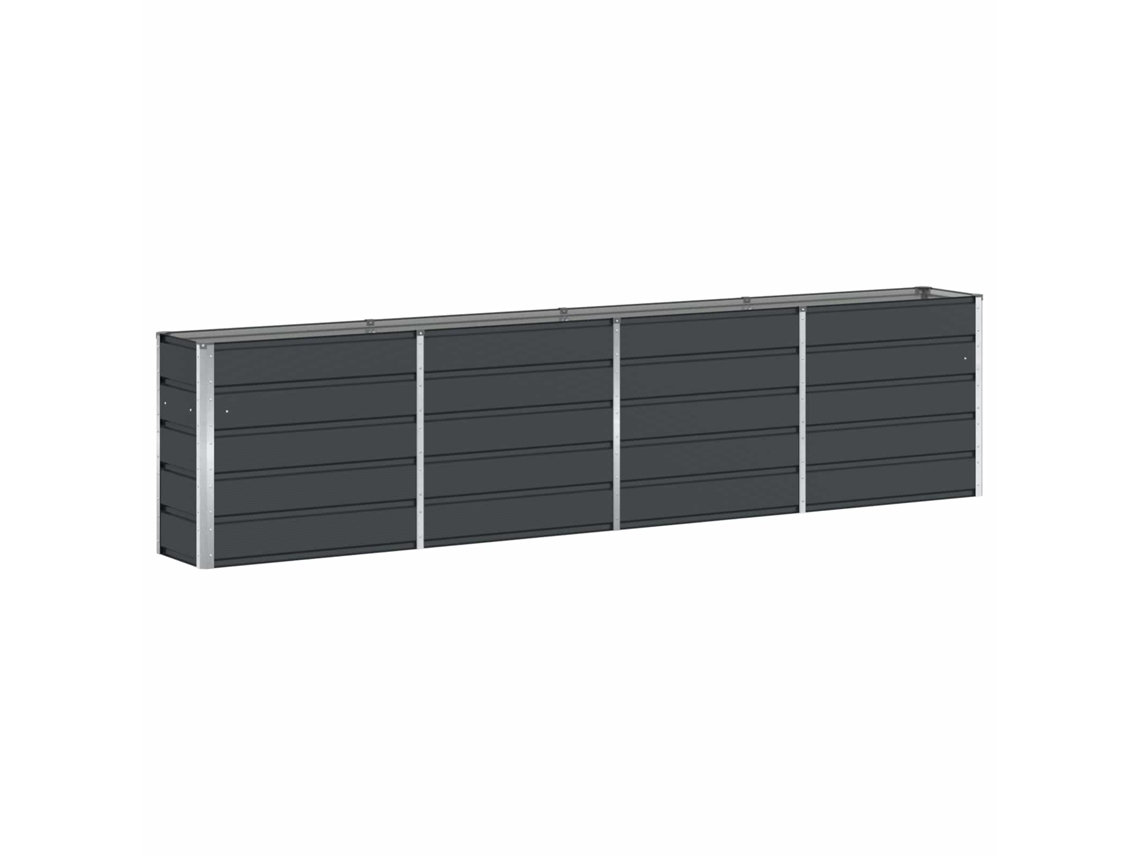Vidaxl Jardinera Antracita 160 X 40 X 75 Cm Acero