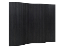 Biombo separador de ambientes 165 x 250 cm Bambú negro Dec031161