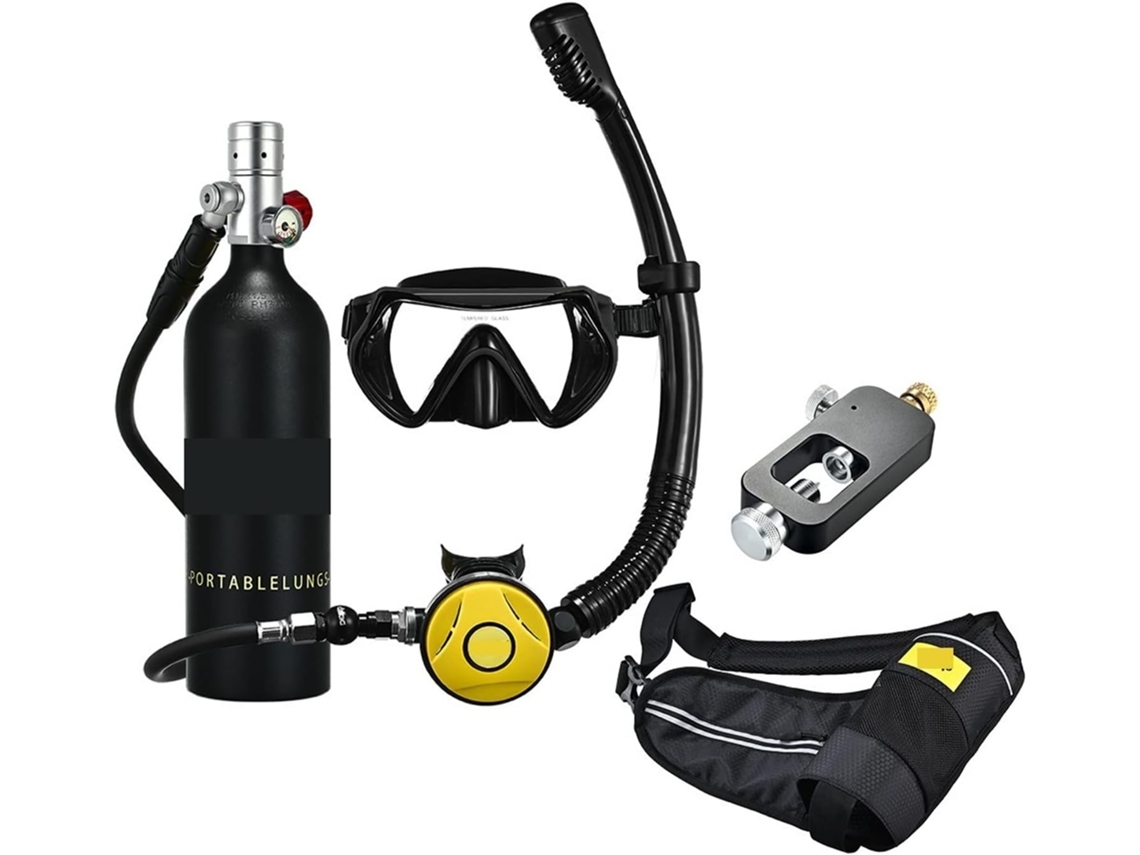Mini Botella De Buceo, Tubo De Snorkel, Rebreather, Equipo Portátil De Apnea