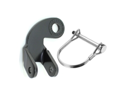 Enganche De Remolque Para Bicicletas Con Hebilla C-lock Black
