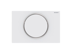 Placa de accionamiento GEBERIT Sigma10 para la descarga de agua, Color: lacado blanco mate, recubierto / pulido fácil de limpiar
