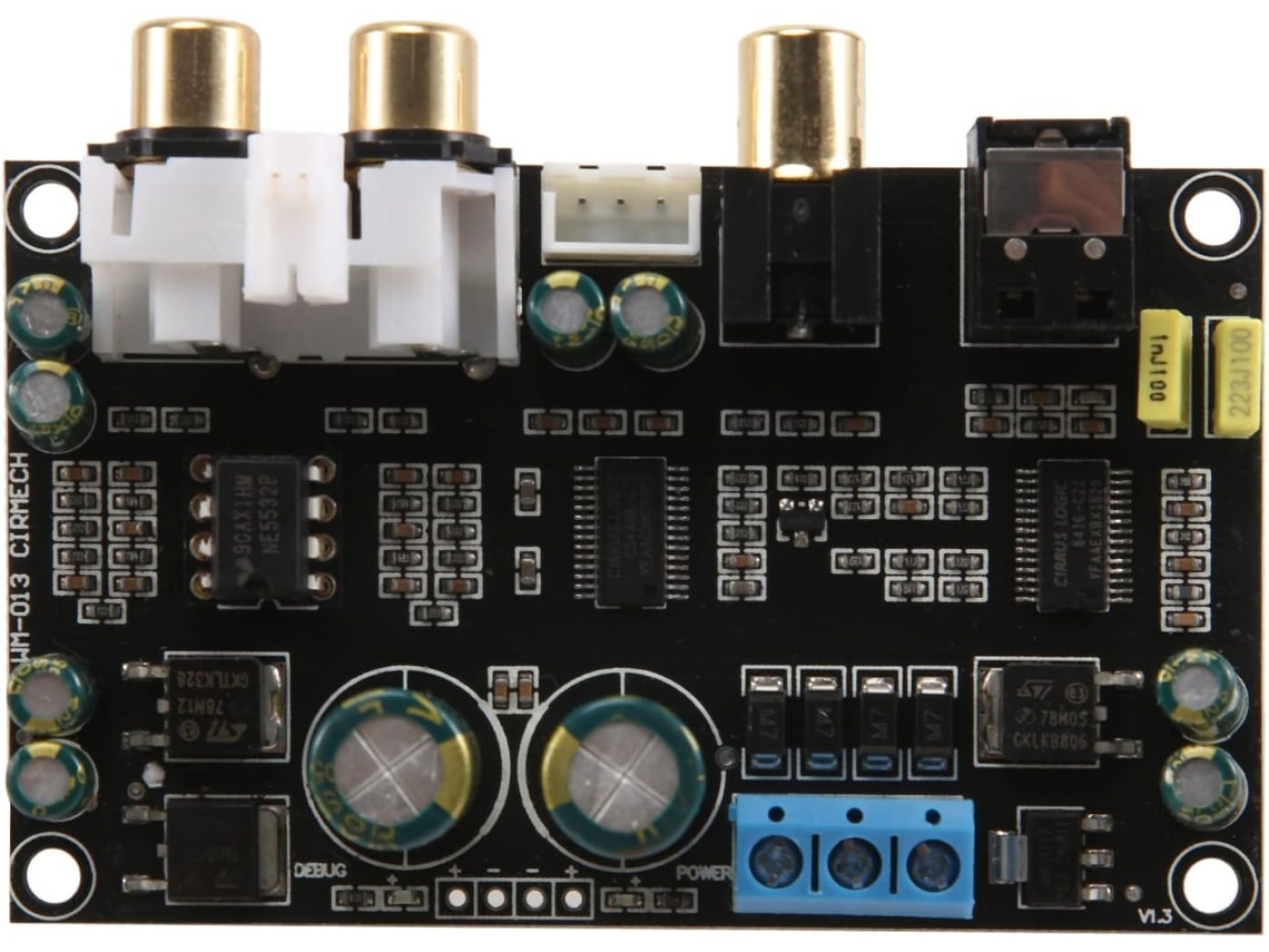 1 Placa Decodificadora De Interfaz Digital Cs8416 Cs4398 De 192k Spdif