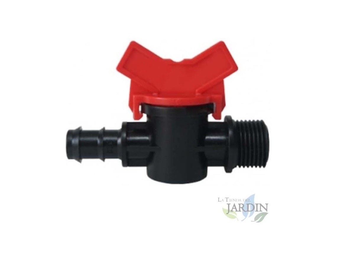 Llave de Paso Riego Goteo 16Mm X 1/2 SUINGA