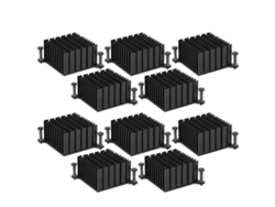 10 Radiadores Compactos De Aluminio Para Sistema De Refrigeración De Placas Base De Ordenador.