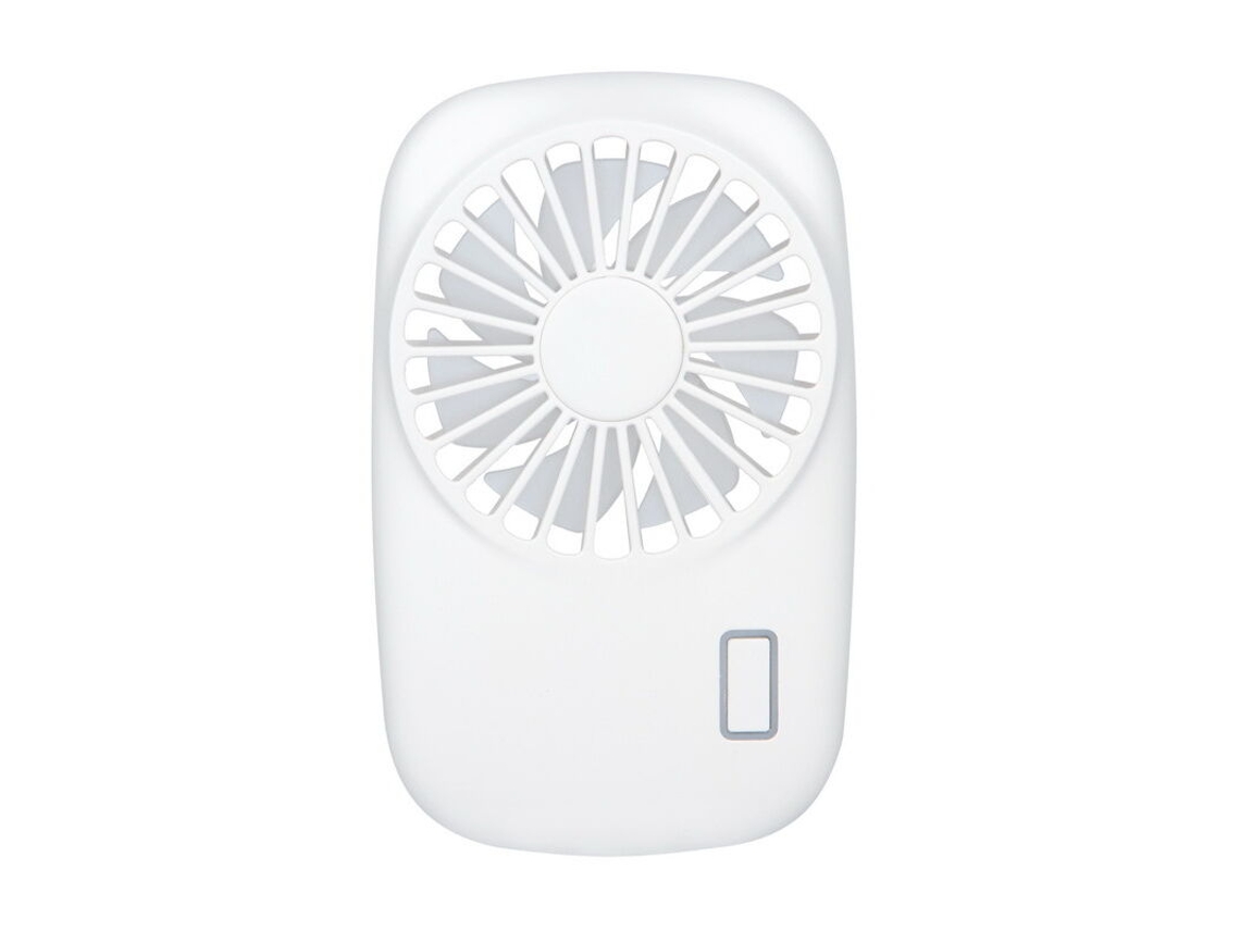 Mini ventilador de bolsillo blanco, recargable por USB, ajustable BRILVIBERA