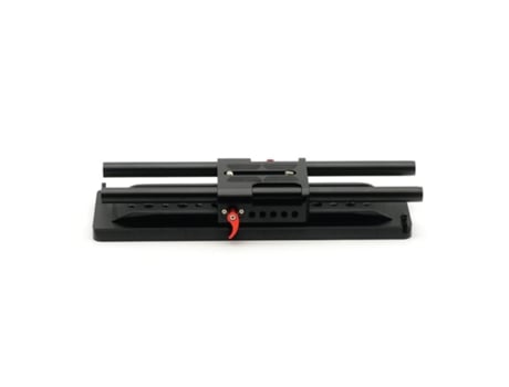 Placa base de cámara VELEDGE de 15 mm con placa de cola de milano ARRI negra