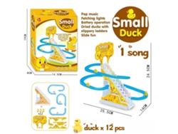 Tobogán eléctrico de carreras con animales, juguete navideño para niños. 12 muñecos, carga USB Digitallab