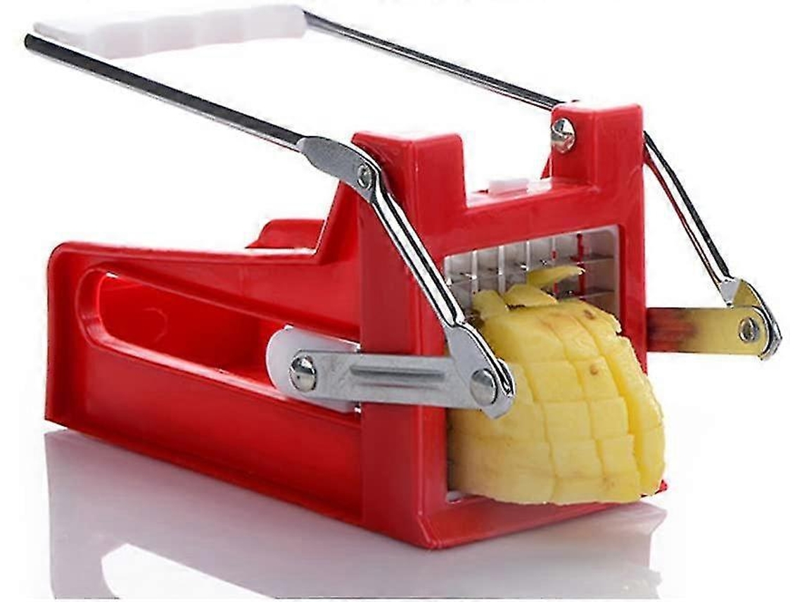 Cortador profesional de papas fritas de acero inoxidable, 2 cuchillas Everley891