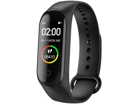 Smartwatch MDUG Monitor de Frequência Cardíaca Preto