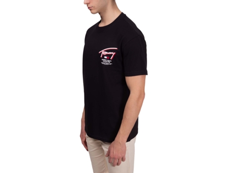 Camiseta de Hombre TOMMY JEANS Negro (3XL)