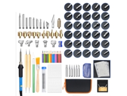 Kit Para Pirograbado Con Soldador Ajustable De 60 W Y 220 V Para Grabado Y Soldadura.