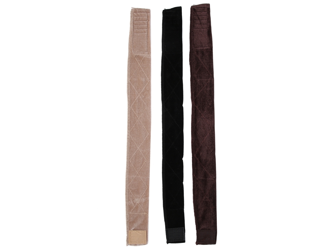 3pcs Diadema De Terciopelo Elástico Para Cabello Suave, Ideal Para Deportes Y Yoga