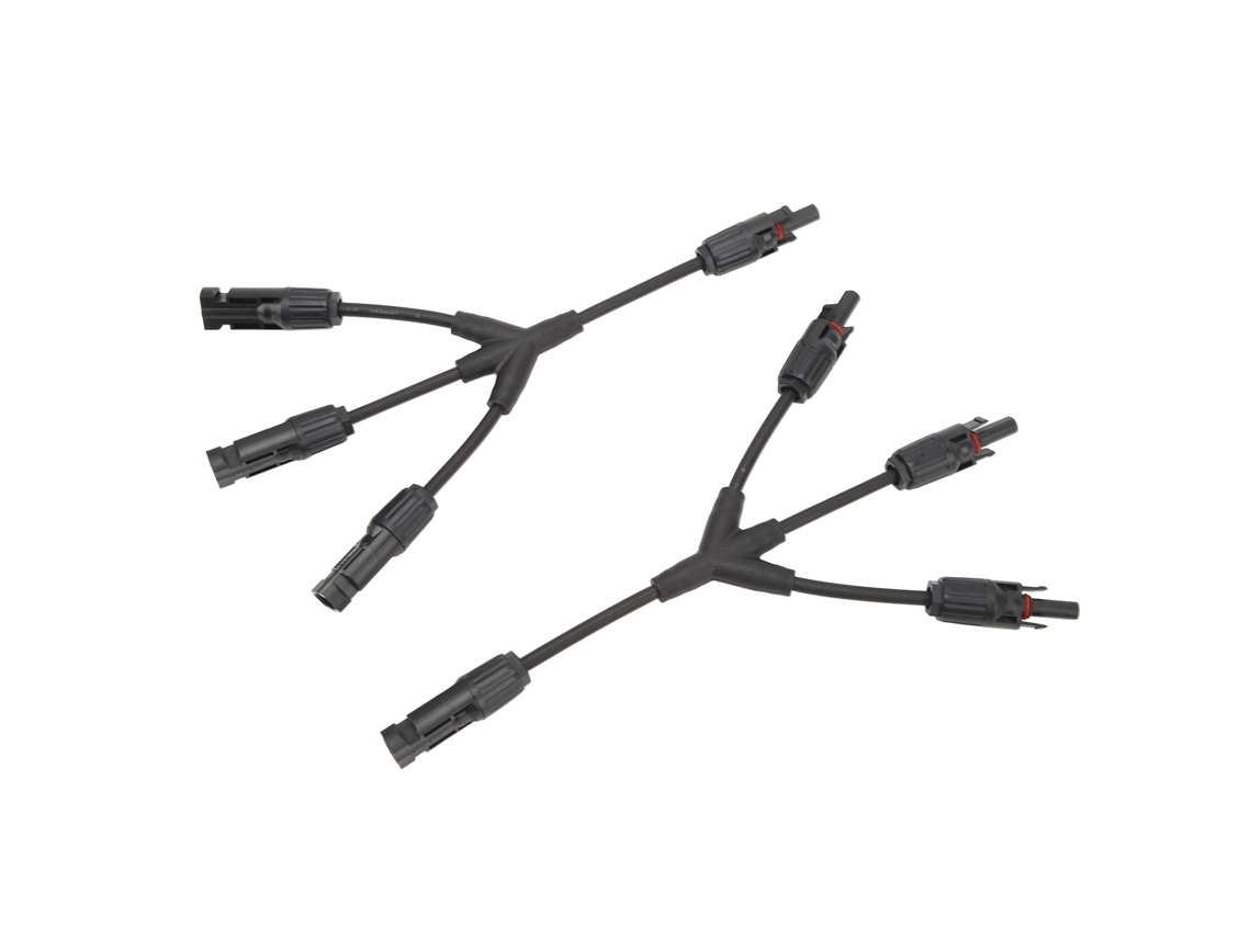Adaptadores de conexión solar (cableado en paralelo, conectorización rápida)