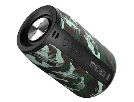 Altavoz Bluetooth Puerto Manos Libres Aux/Usb/SD Integrado camuflaje BISBISOUS