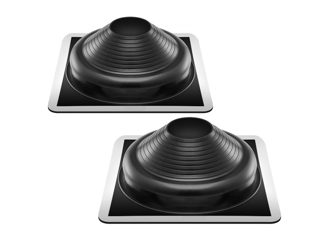 Juego de juntas, bridas y adaptadores para paso de tejado EPDM 170 355mm Tekmaquinas
